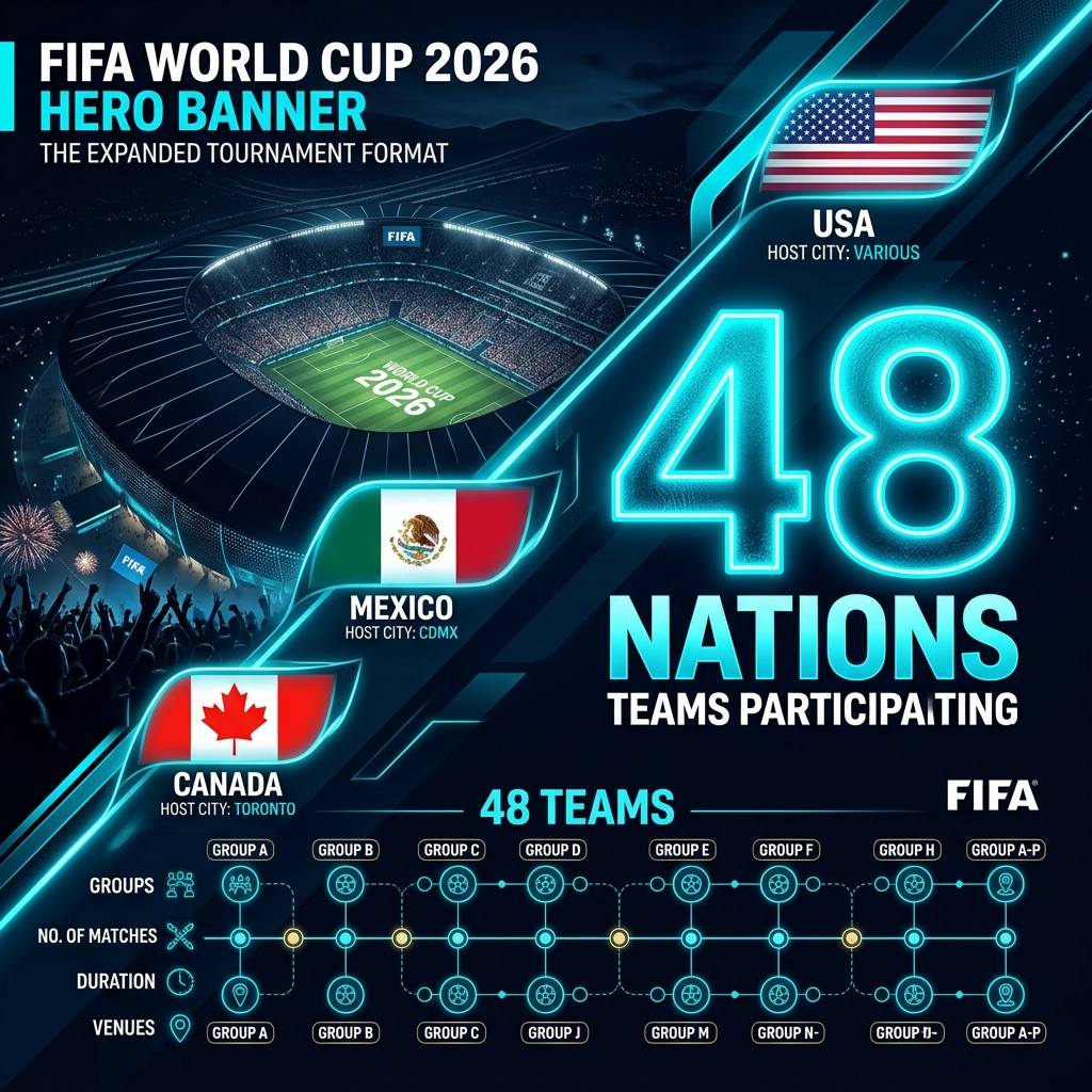 Cómo funciona el nuevo formato del Mundial 2026 con 48 selecciones